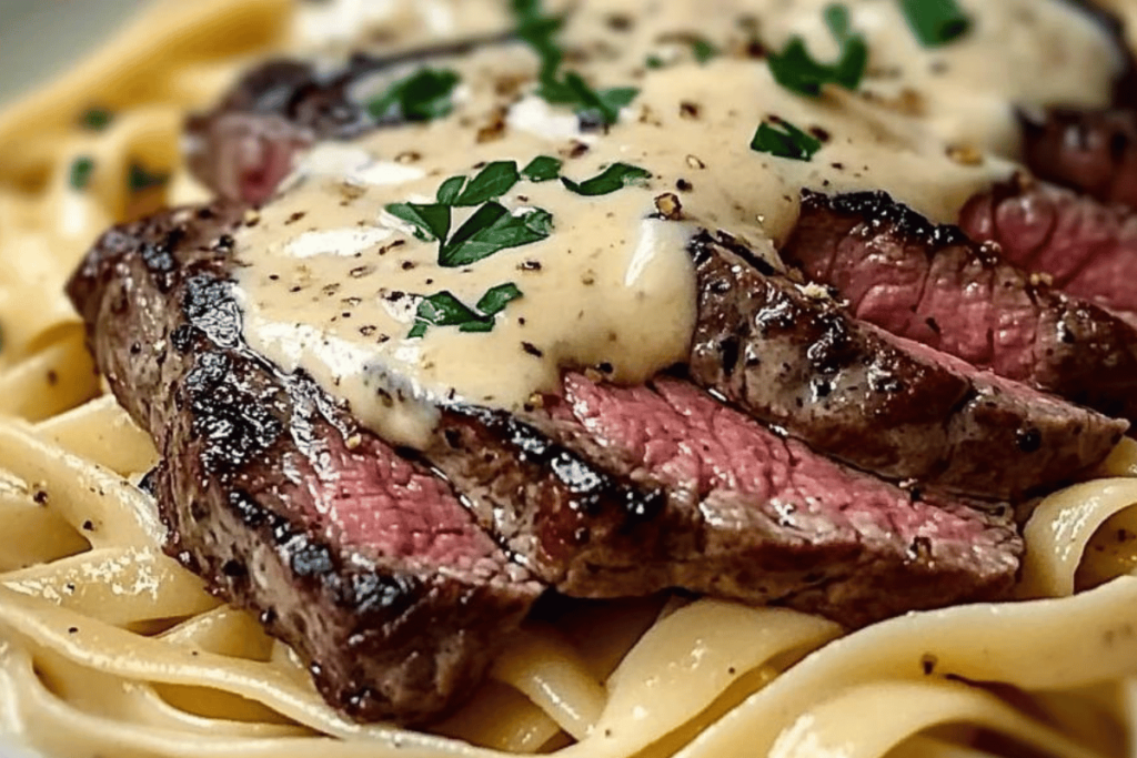 Gorgonzola steak alfredo, Steak and gorgonzola pasta, Creamy gorgonzola steak